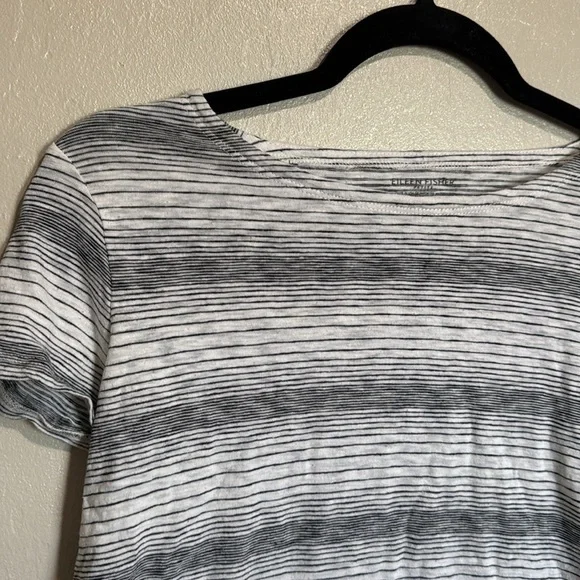Eileen Fisher black and white Short Sleeve T-Shirt - Picture 2 of 7